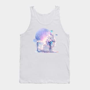 Full Moon Kitty Tank Top